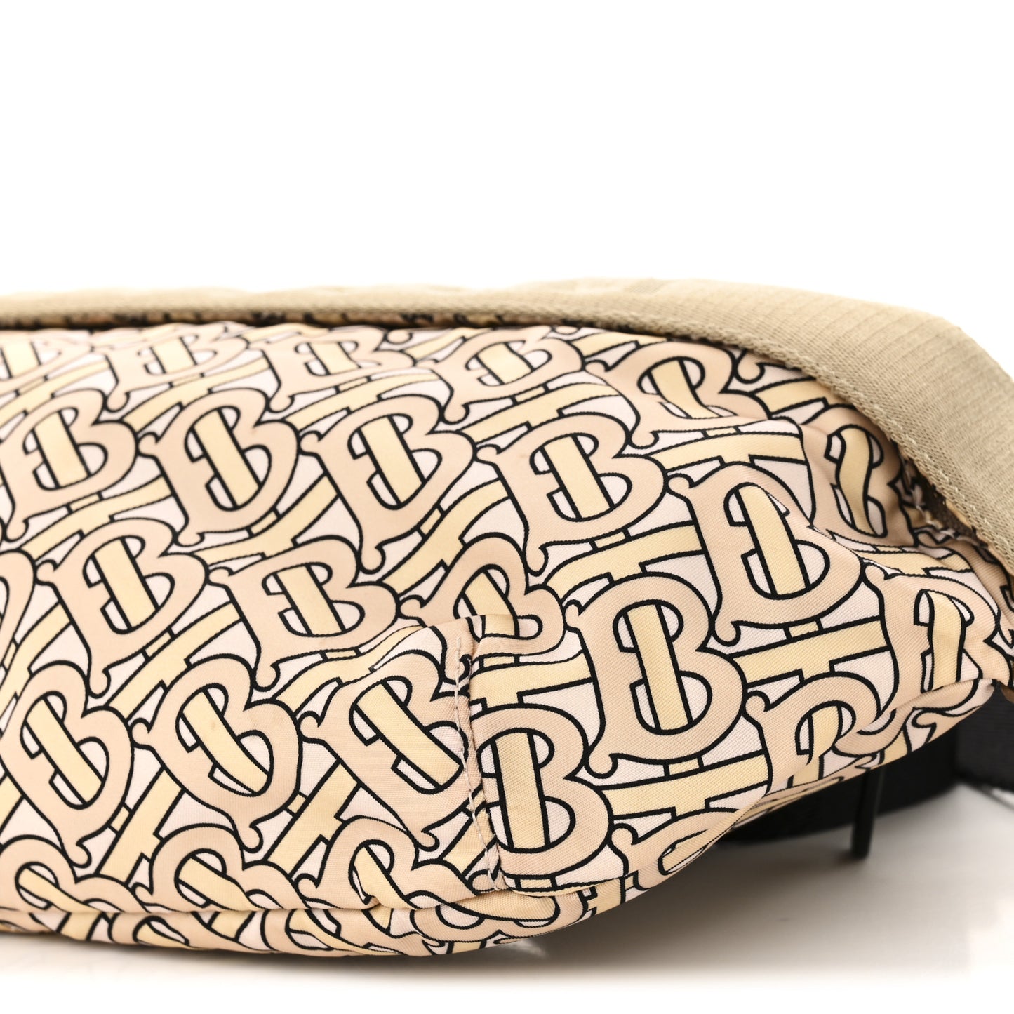 Nylon Monogram TB Sonny Bum Bag Beige