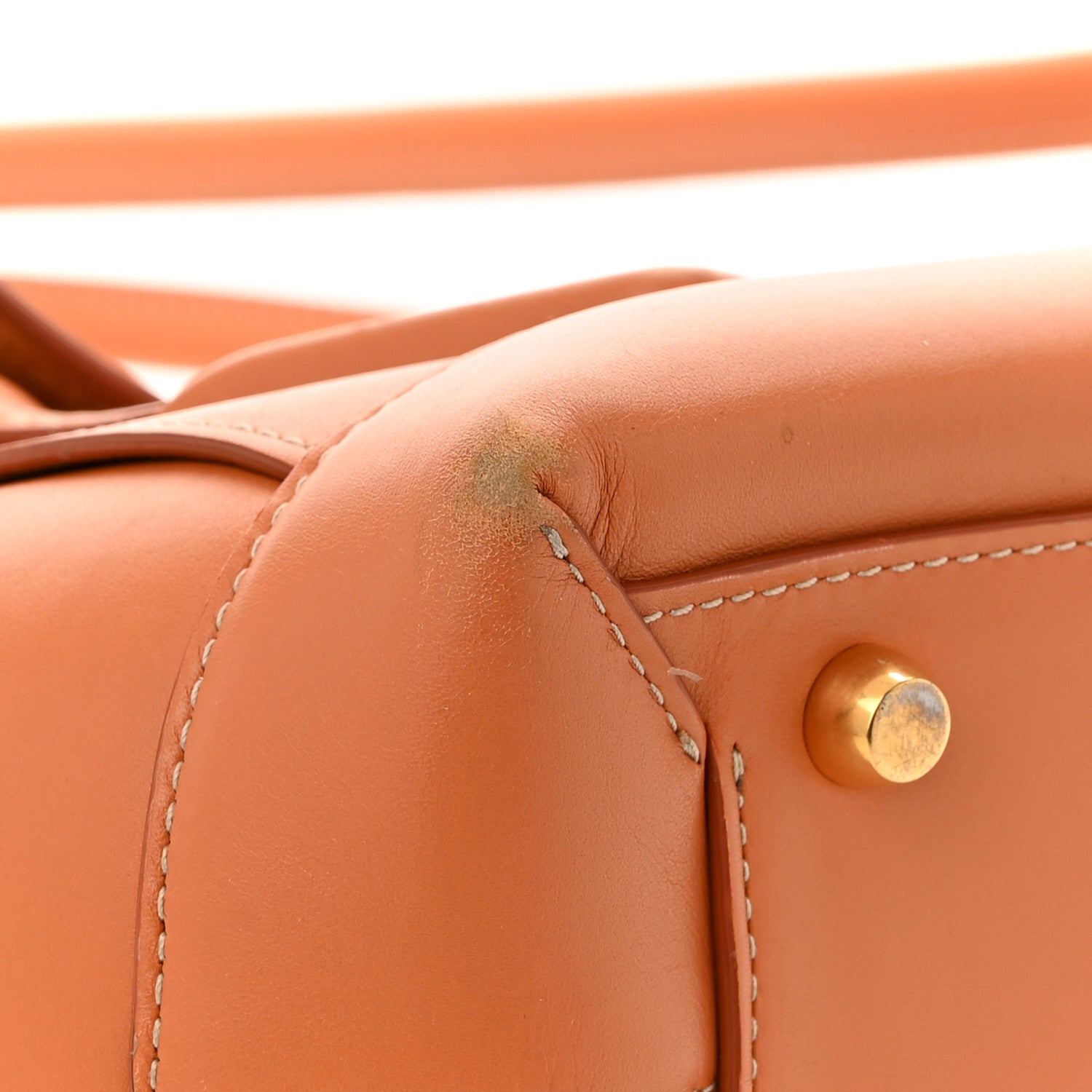 Bottega Veneta French Calfskin Maxi Intrecciato Medium Arco Caramel 13 of 15