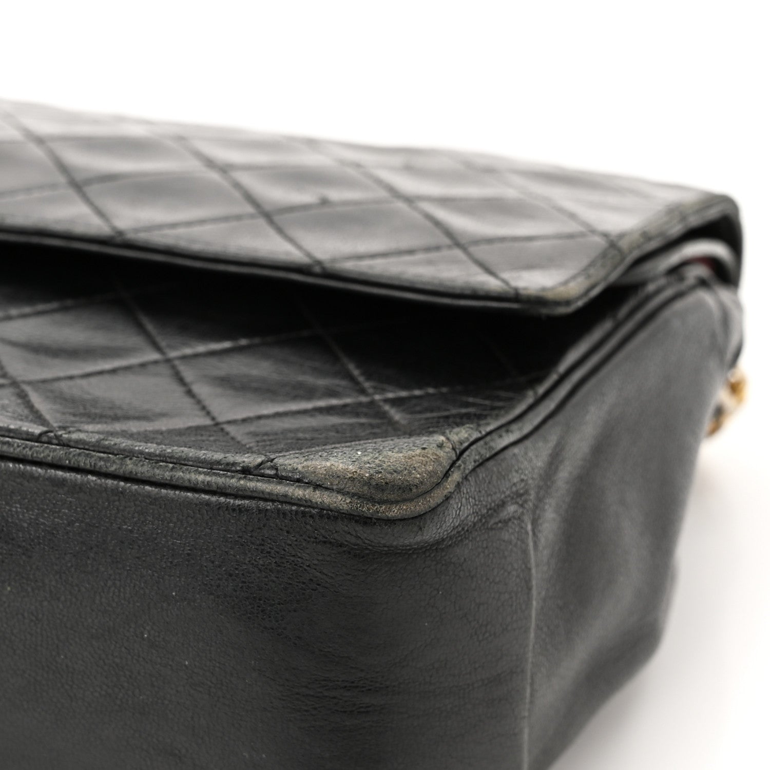 Chanel Lambskin Quilted Medium Bijoux Chain Double Flap Black 18 of 19