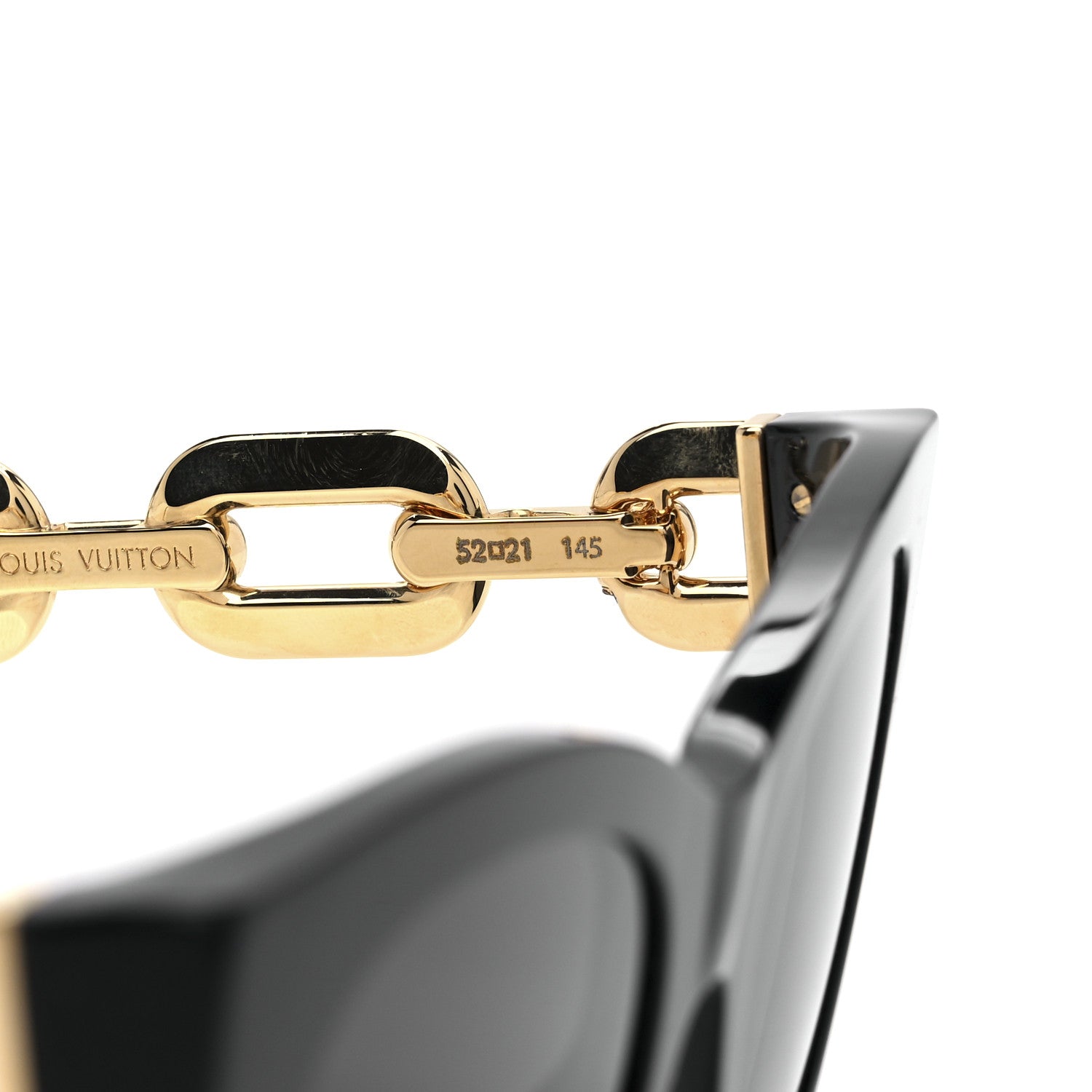 Louis Vuitton Acetate Metal LV Edge Sunglasses Z1631E Black 8 of 11