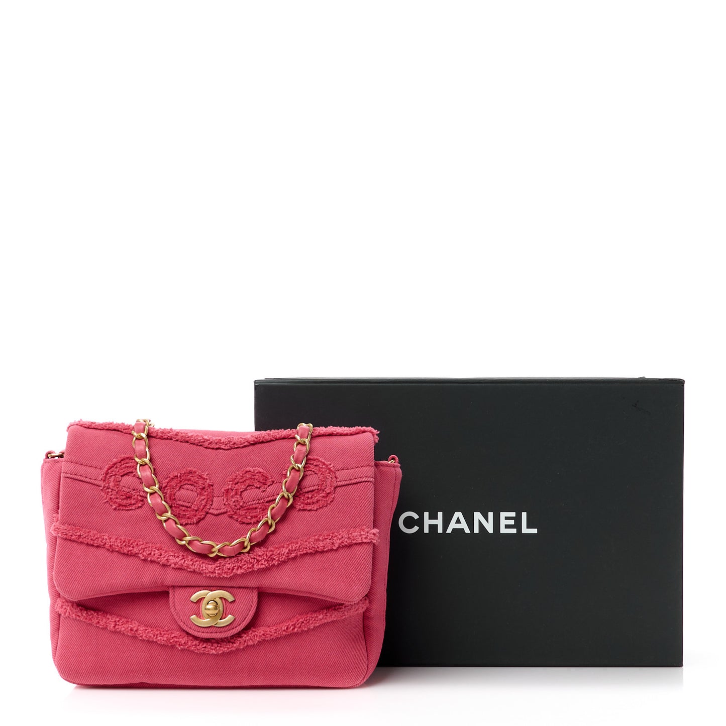 Denim Coco Flap Pink
