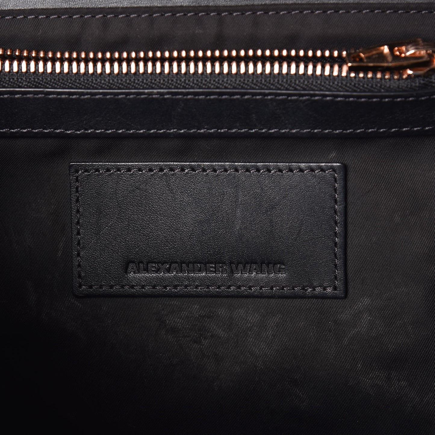 Pebbled Calfskin Prisma Skeletal Backpack Black Rose Gold Hardware