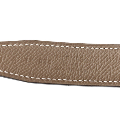 Hermes Swift Epsom 24mm H Belt 75 Black Etoupe 3 of 4
