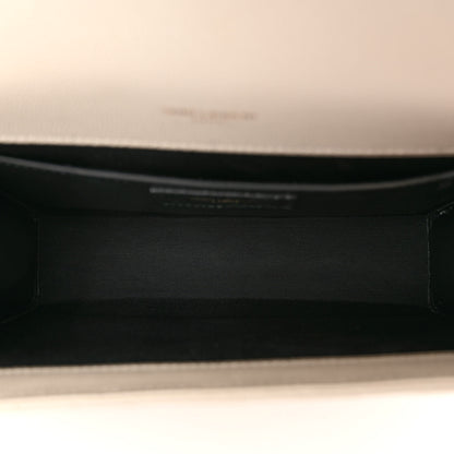 Saint Laurent Grain De Poudre Textured Mixed Matelasse Medium Triquilt Monogram Satchel Crema Soft 5 of 10