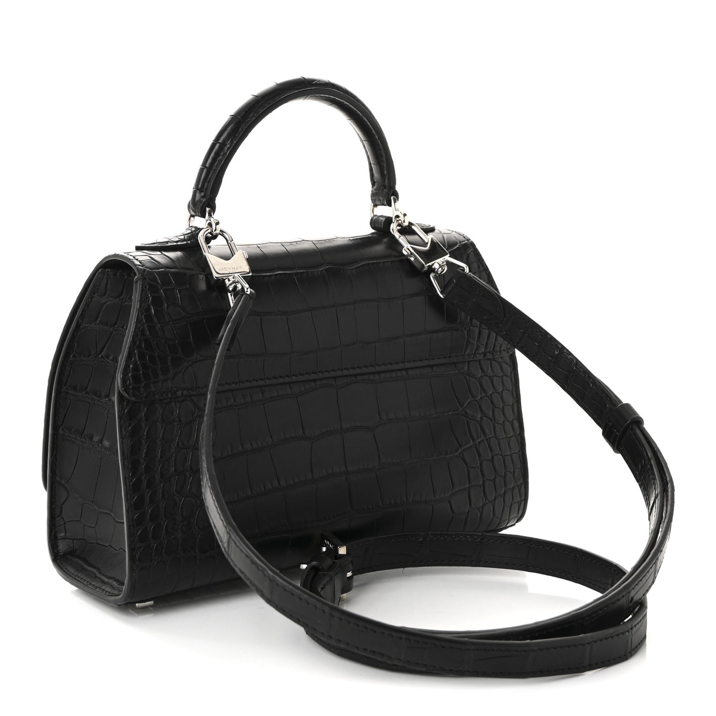 Matte Crocodile Rejane BB Black