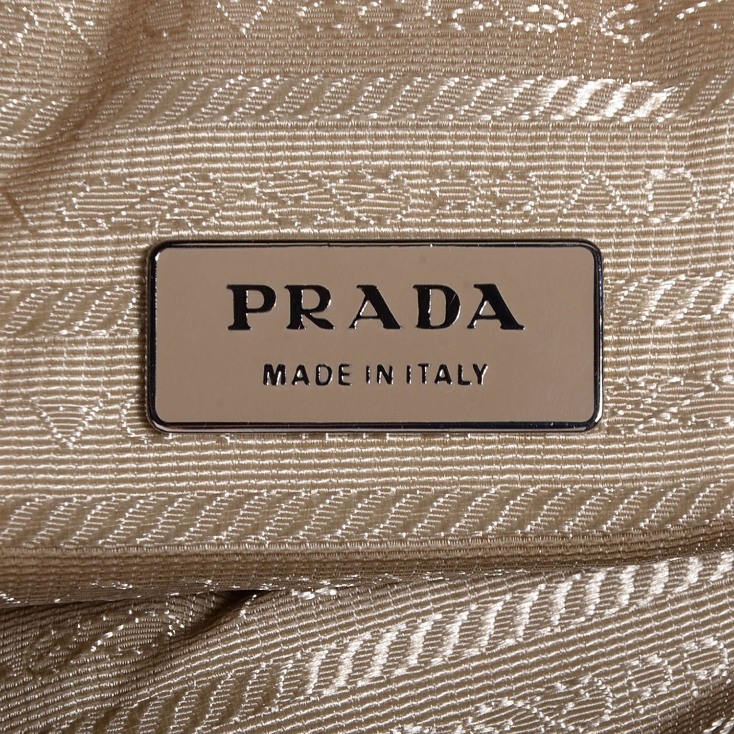Prada Satin Single Buckle Backpack Sabbia 6 of 10