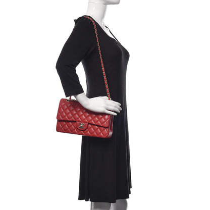 Chanel Caviar Quilted Medium Double Flap Red 3 of 11