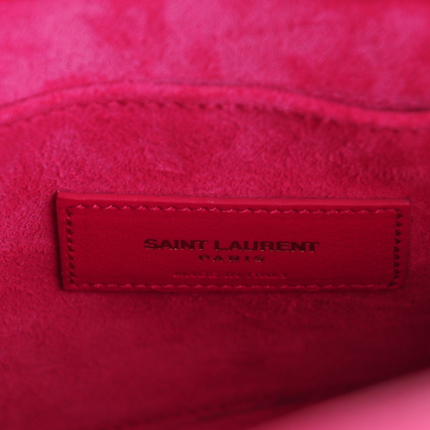 Saint Laurent Calfskin Nano Sac De Jour Lipstick Fuchsia 6 of 6