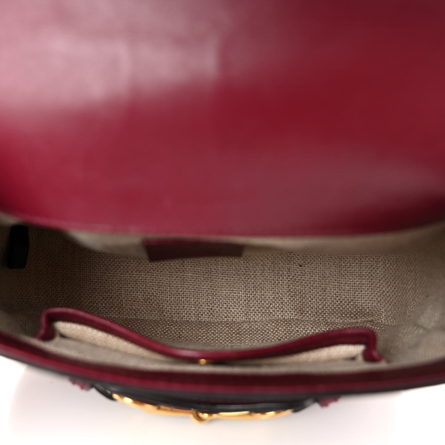 Ruinart Calfskin Small Lady Web Shoulder Bag Red