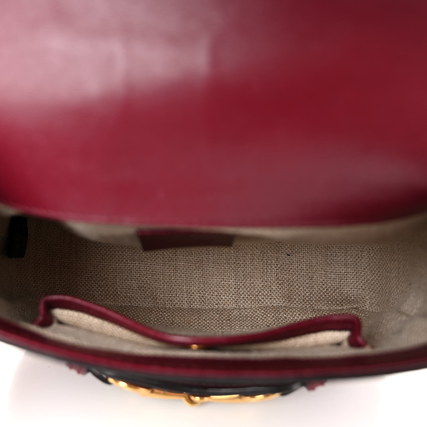 Gucci Ruinart Calfskin Small Lady Web Shoulder Bag Red 5 of 12