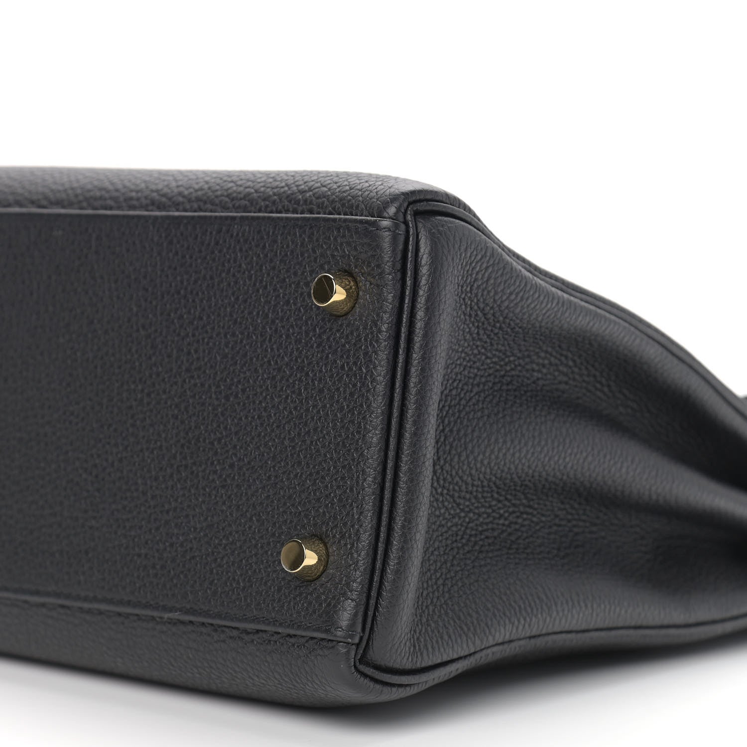Hermes Togo Matte Alligator Kelly Retourne Touch 32 Black 10 of 10