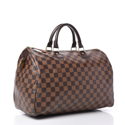 Louis Vuitton Damier Ebene Speedy 35 3 of 10