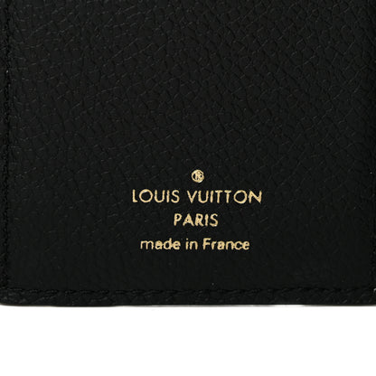 Louis Vuitton Empreinte Monogram Giant Victorine Wallet Black Beige 6 of 9