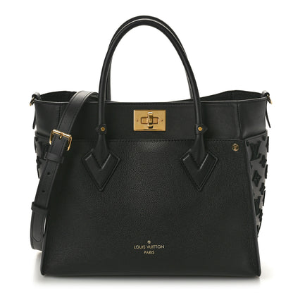 Louis Vuitton Calfskin Monogram Tufting On My Side Black 1 of 9