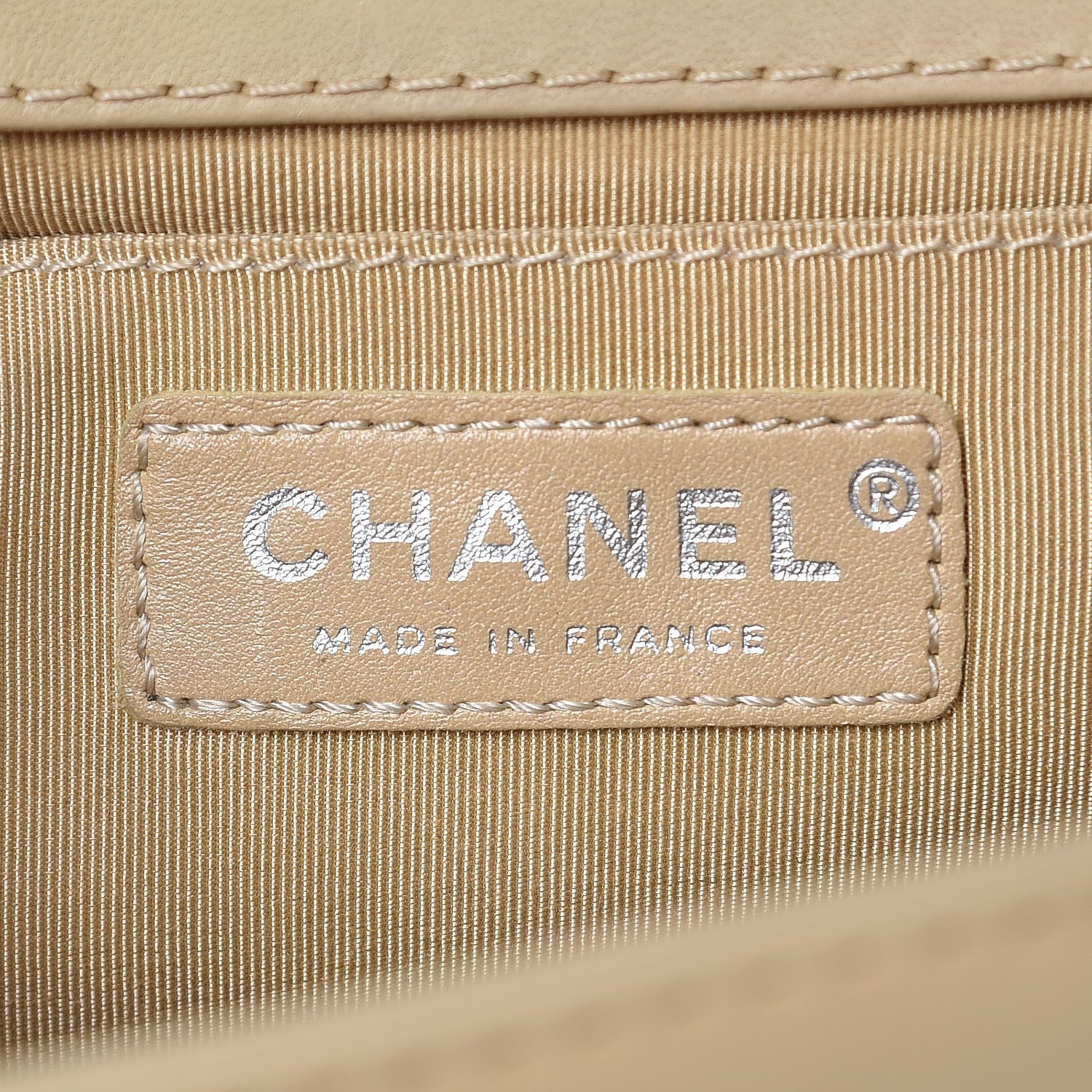 Chanel Lambskin Quilted Medium Boy Flap Beige 6 of 7