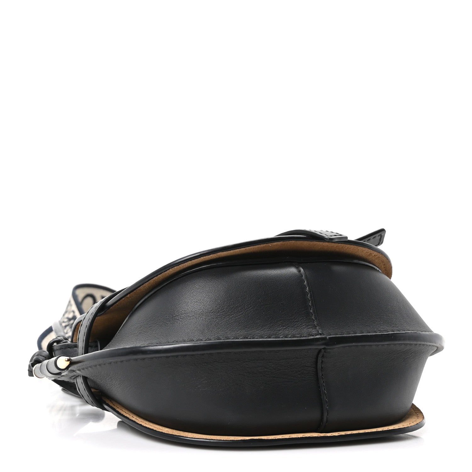 Loewe Calfskin Jacquard Mini Gate Dual Bag Black 4 of 9
