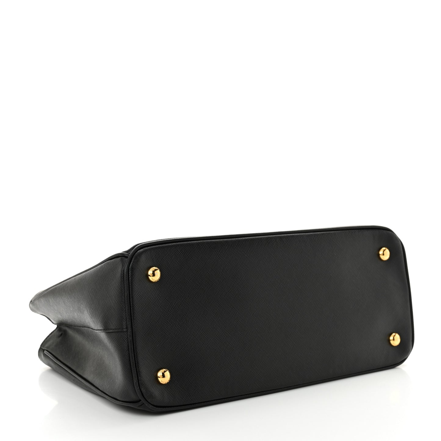 Saffiano Lux Medium Tote Black