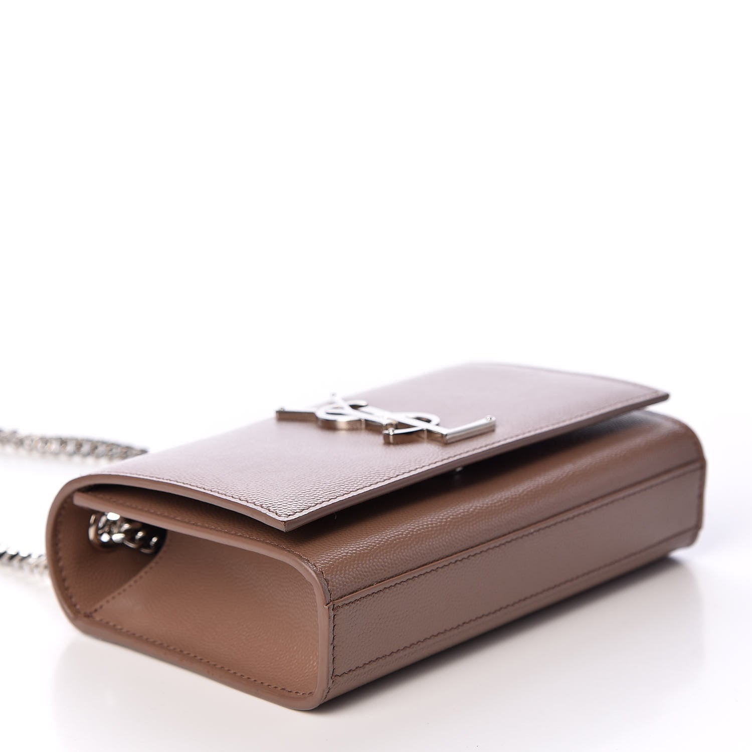 Saint Laurent Grain De Poudre Small Monogram Kate Satchel Fard 3 of 9