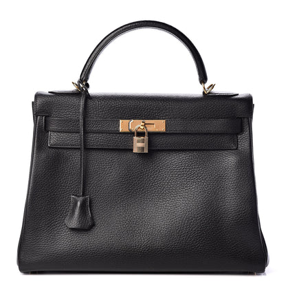 Hermes Ardennes Kelly Retourne 32 Black 1 of 35