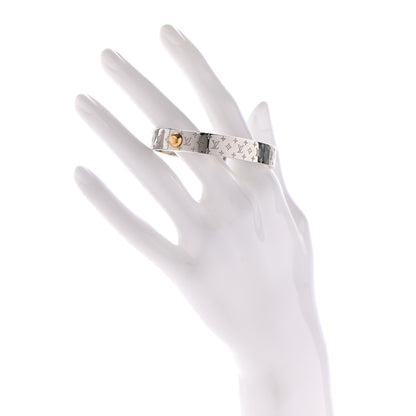 Louis Vuitton Palladium Monogram Nanogram Cuff S 2 of 7
