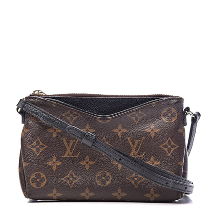 Louis Vuitton Monogram Pallas Clutch Black 1 of 10