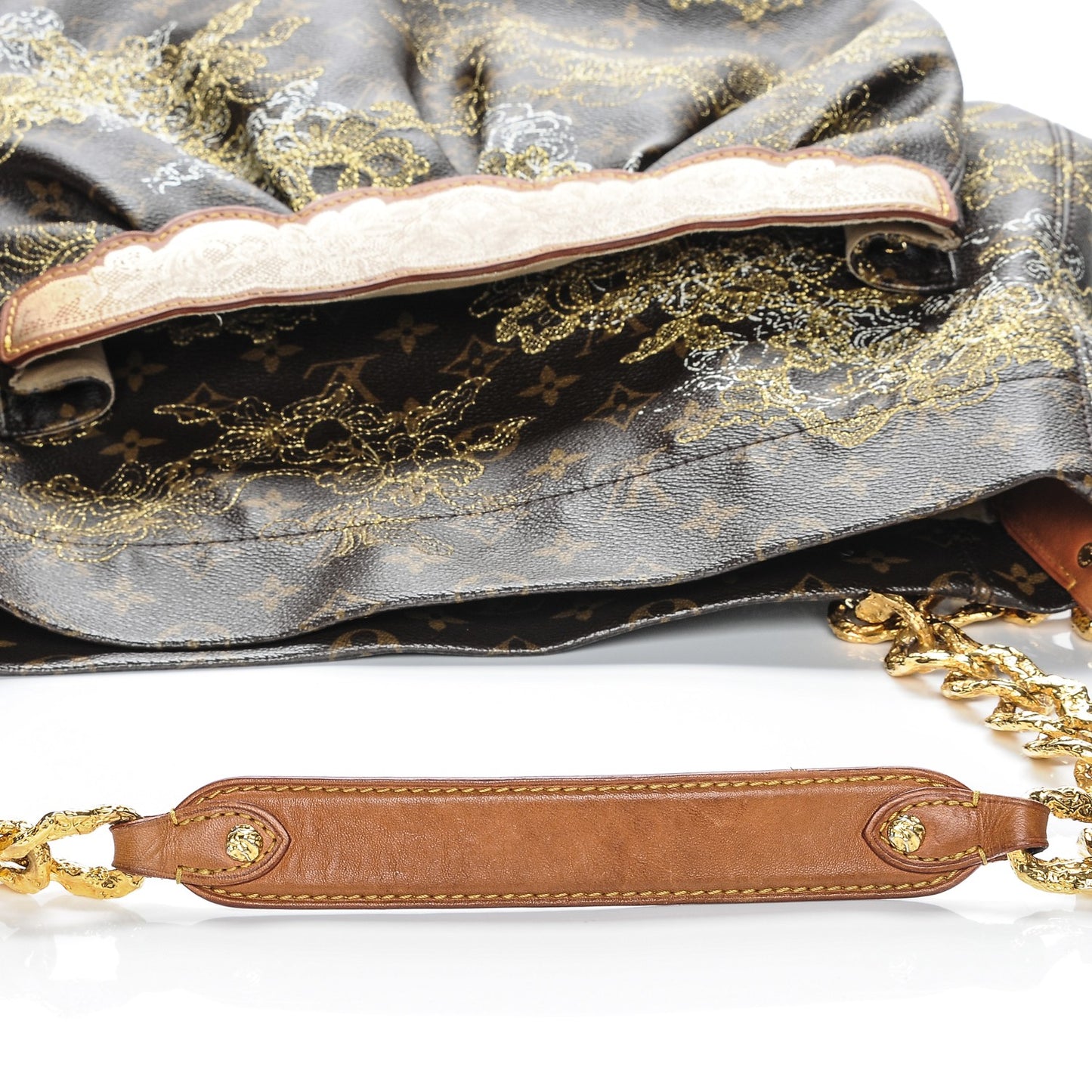 Monogram Dentelle Fersen Gold