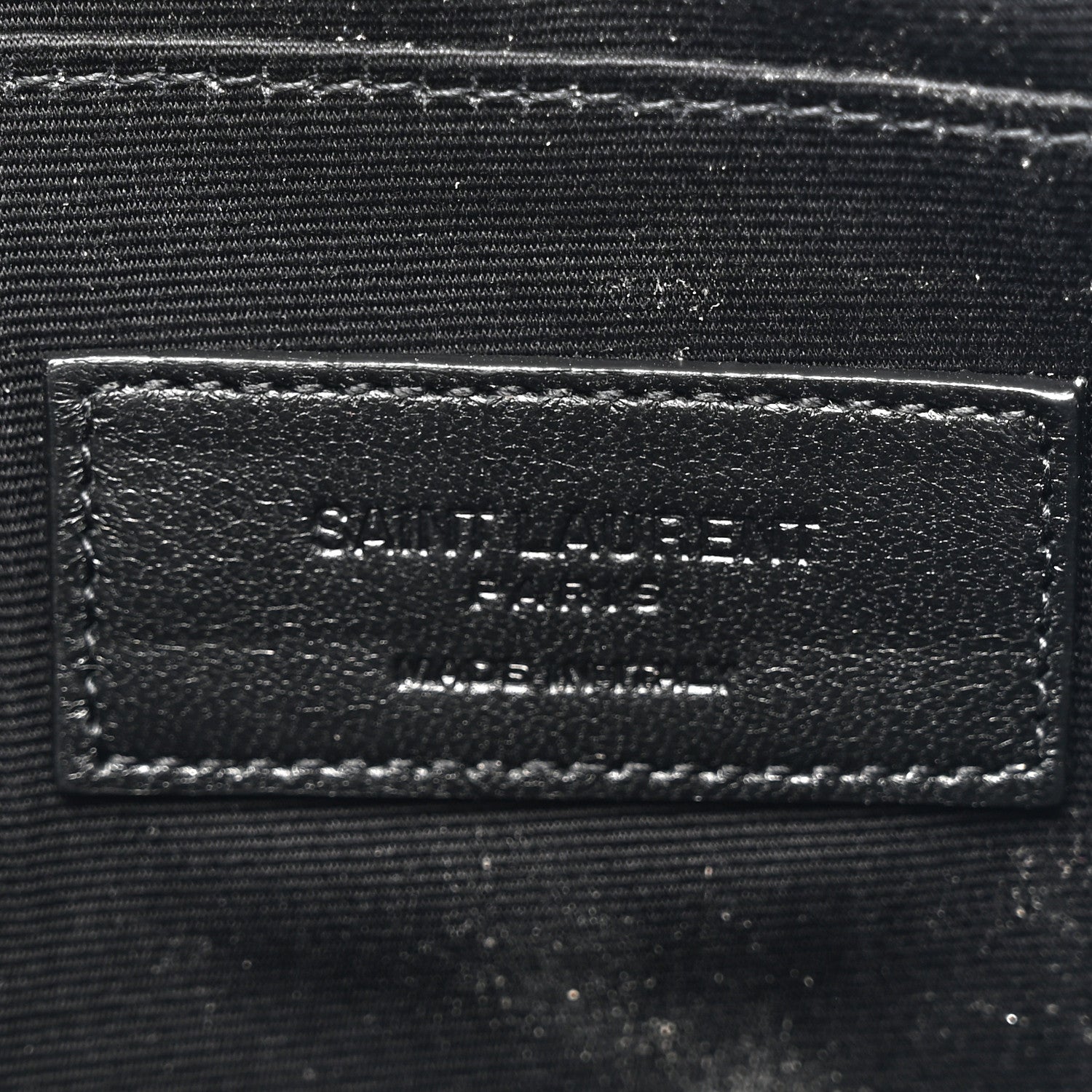 Saint Laurent Grain De Poudre Zipped Tablet Holder Black 6 of 12