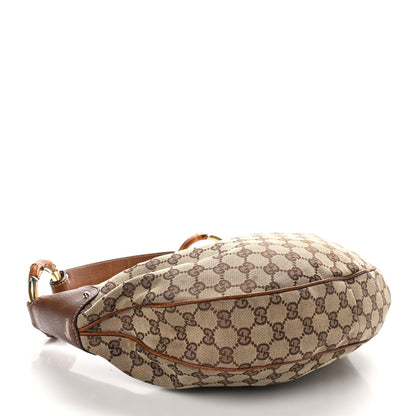 Gucci Monogram Bamboo Ring Hobo Brown 4 of 10