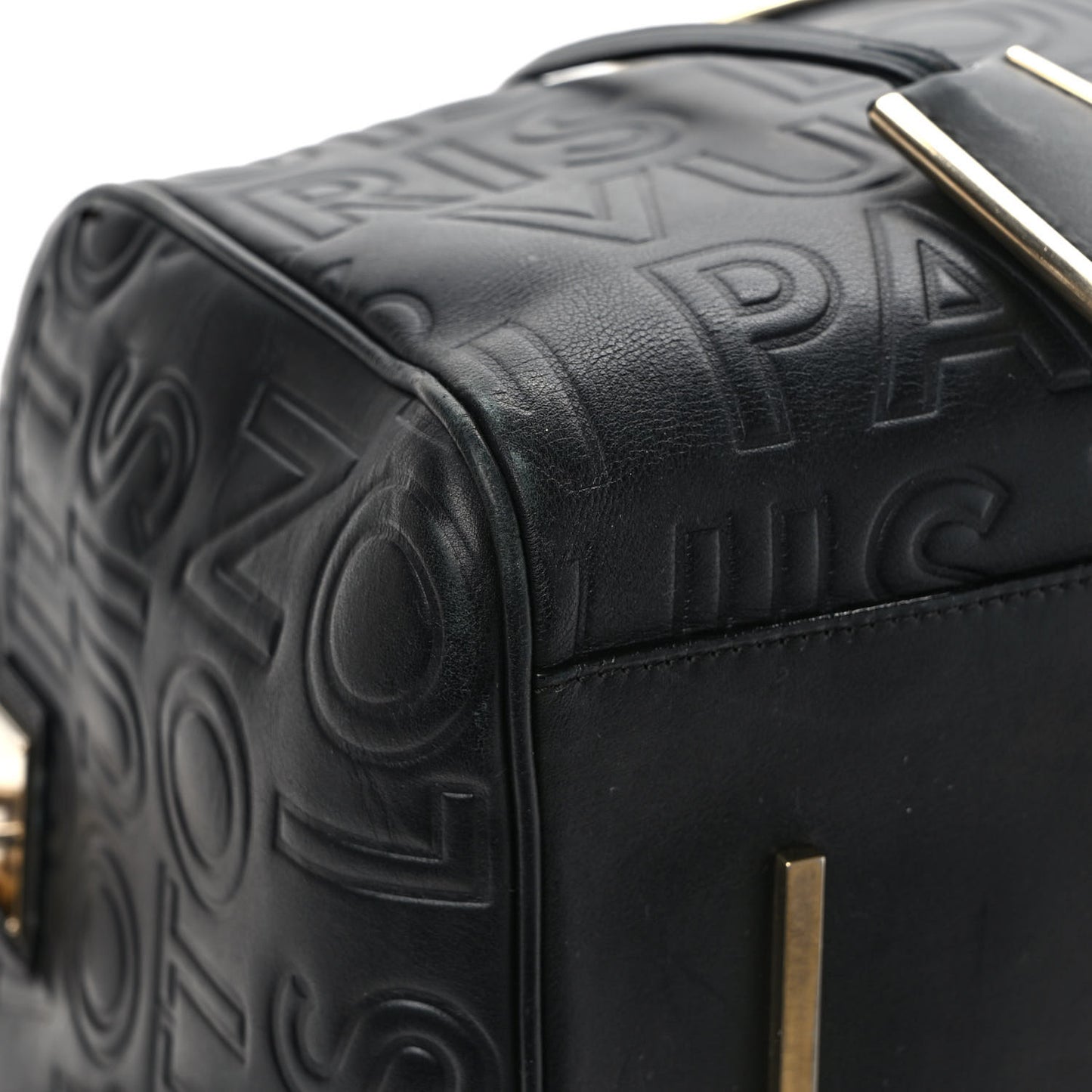 Calfskin Embossed Speedy Cube 30 Black