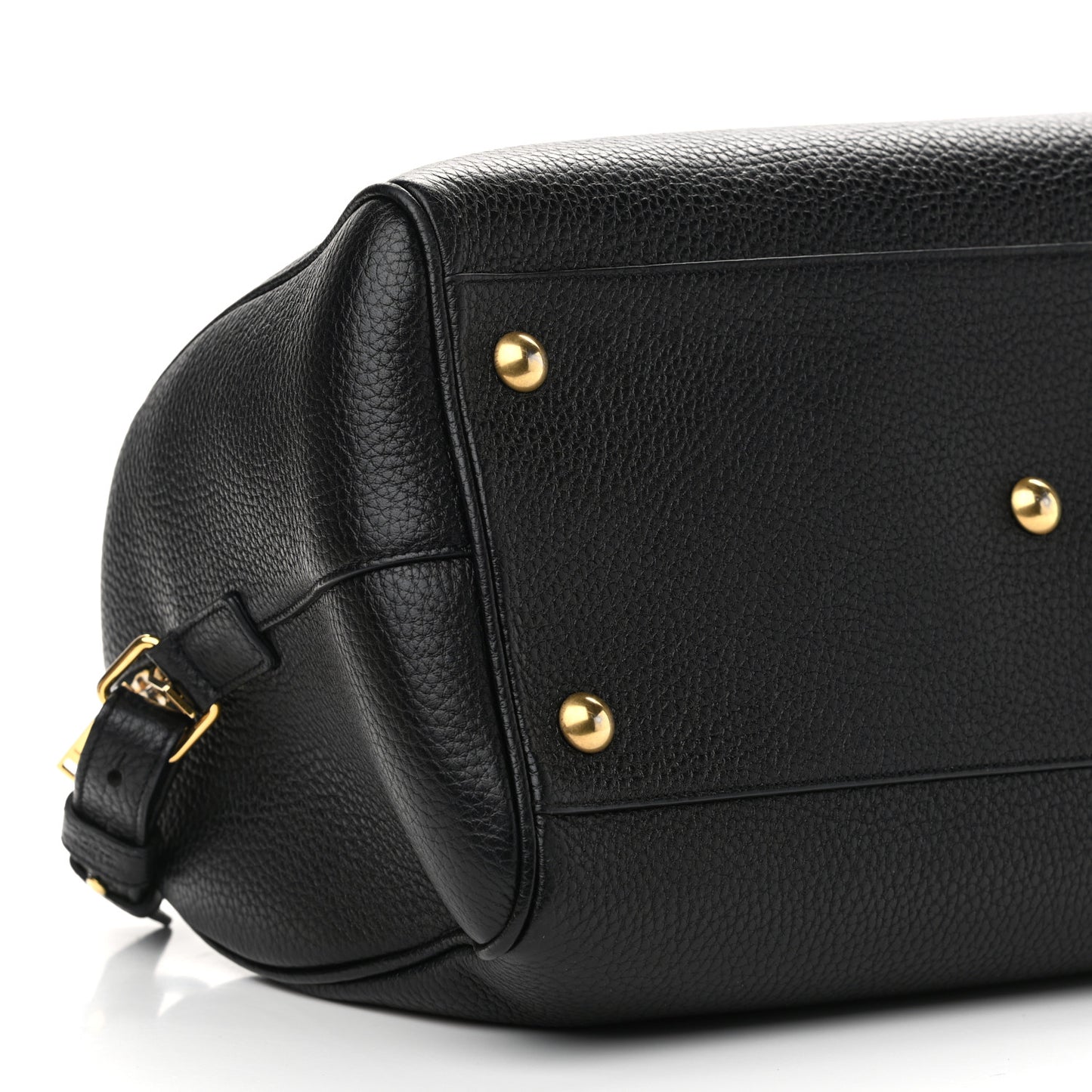Grained Calfskin Classic Duffle 6 Black
