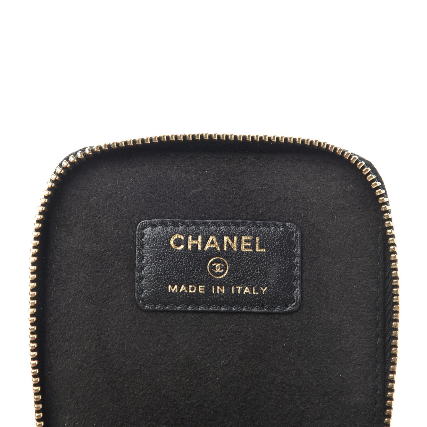 Caviar Quilted Jewelry Travel Case Black