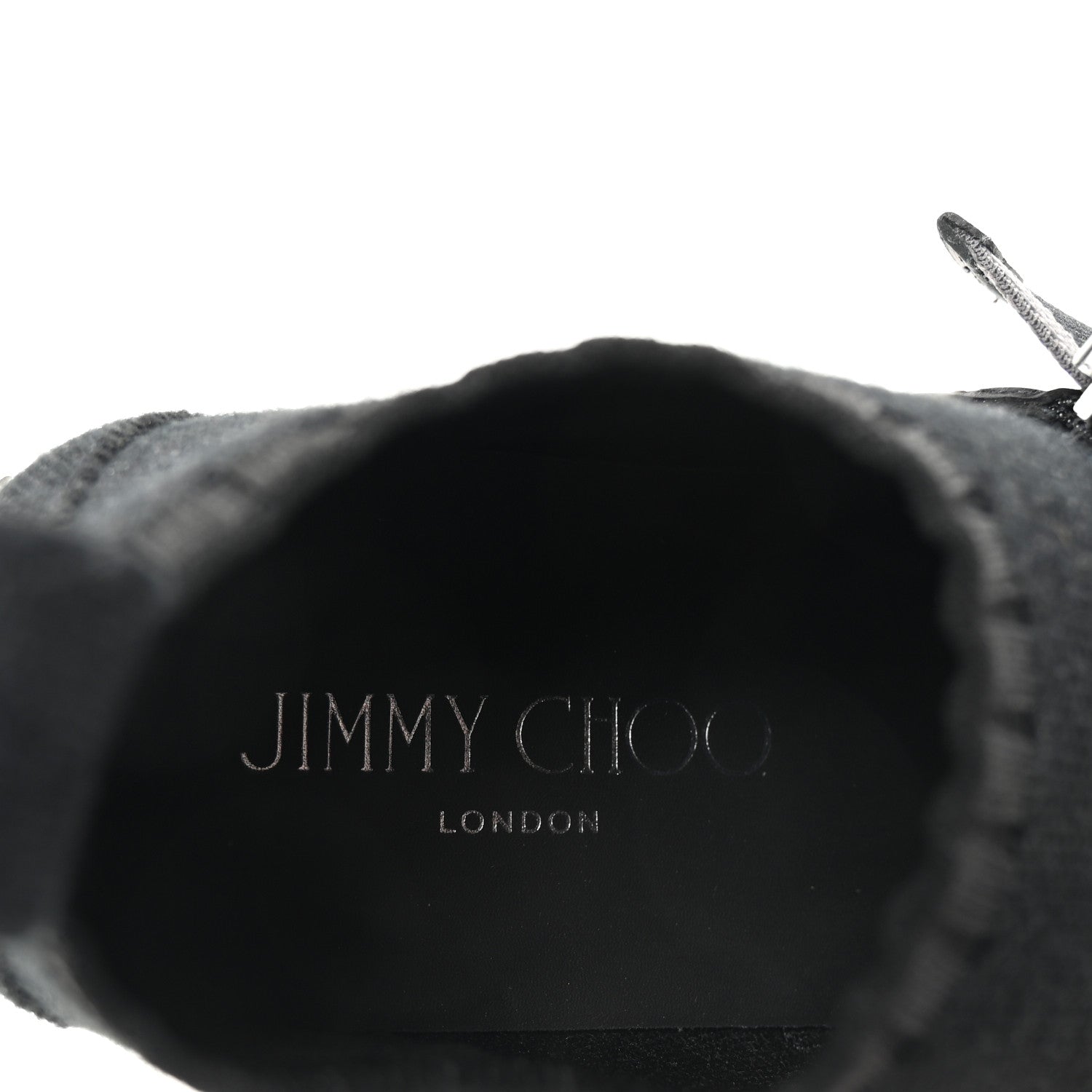 Jimmy Choo Knit Crystal Cheri Oakland Sneaker 37 Black 8 of 10