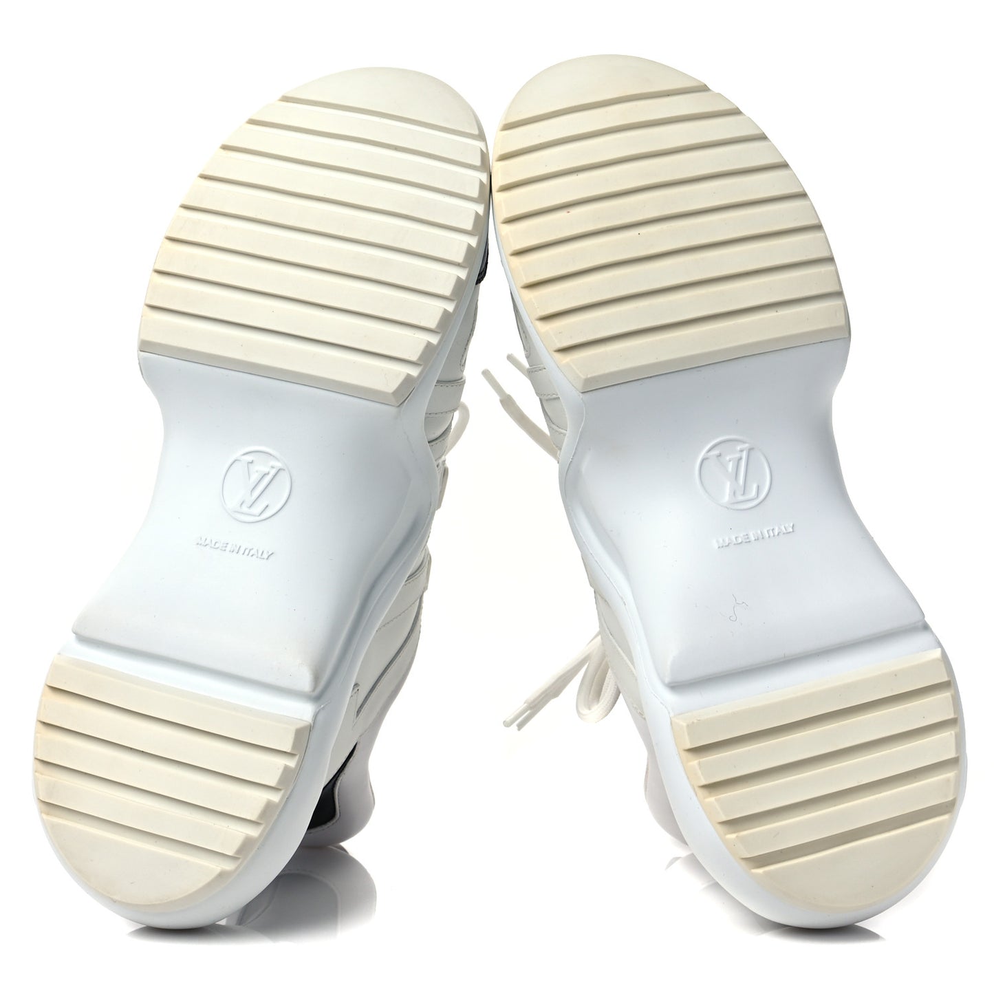 Calfskin Logo LV Archlight Sneakers 37.5 White