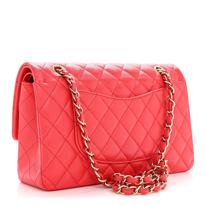 Chanel Caviar Quilted Medium Double Flap Red 3 of 12