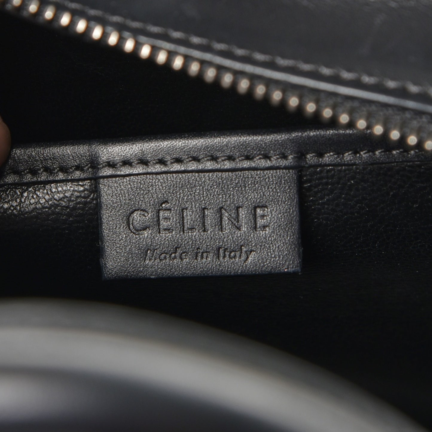 Baby Grained Calfskin Nano Tri-Color Luggage Anthracite
