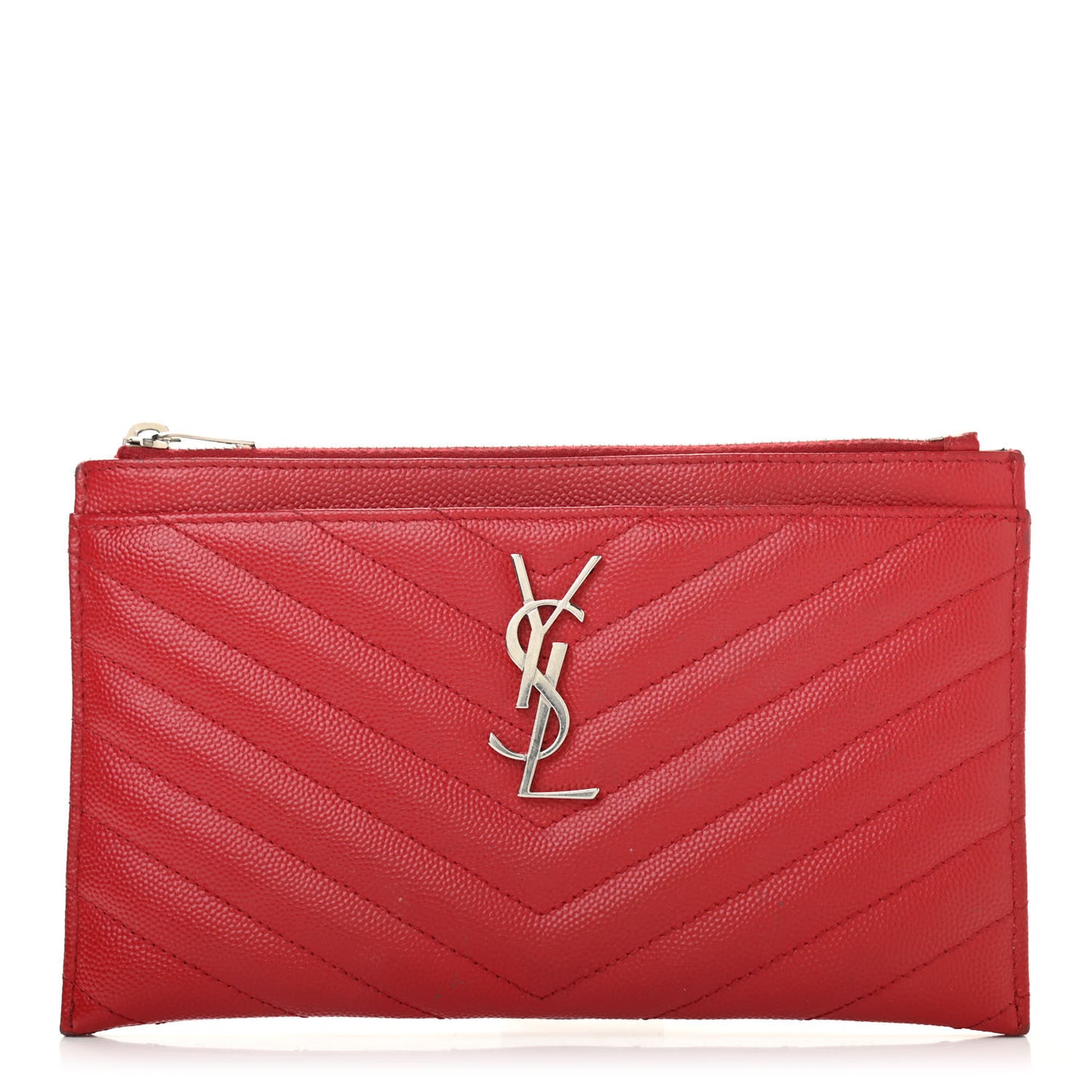 Grain De Poudre Chevron Monogram Bill Pouch Bandana Red