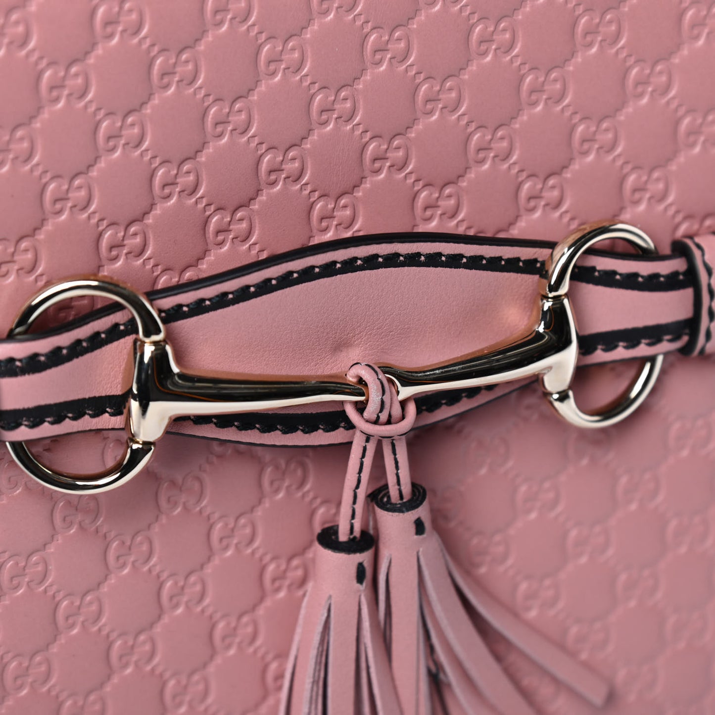 Microguccissima Medium Emily Chain Shoulder Bag Soft Pink