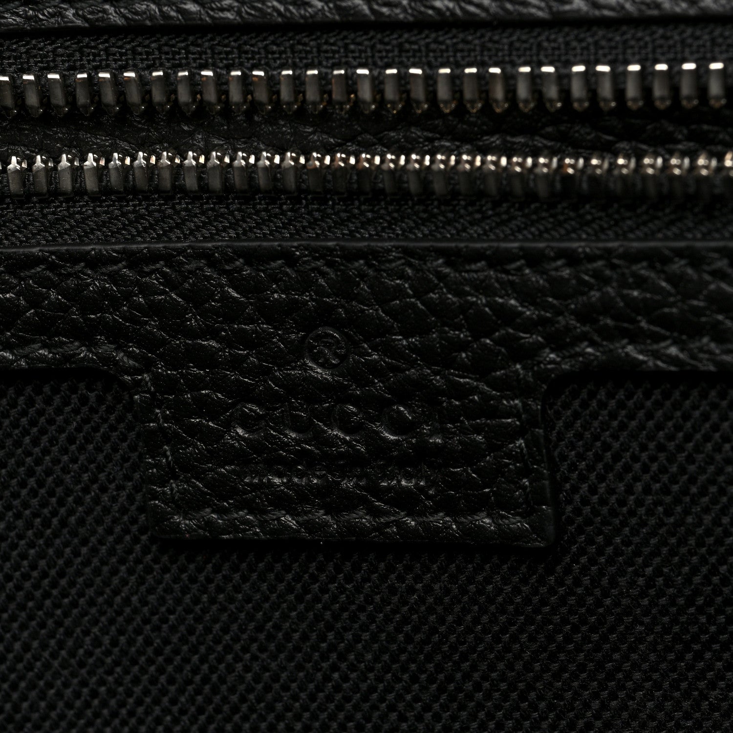 Gucci GG Calfskin Web Medium Business Case Black 6 of 9