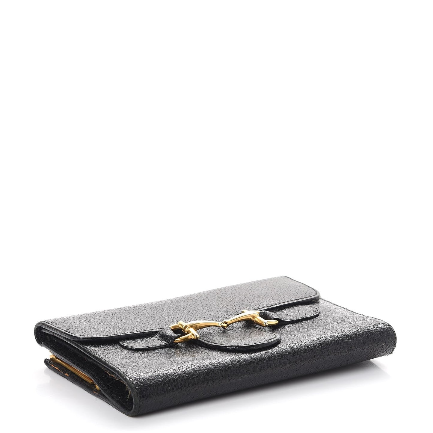Calfskin Horsebit Wallet Black