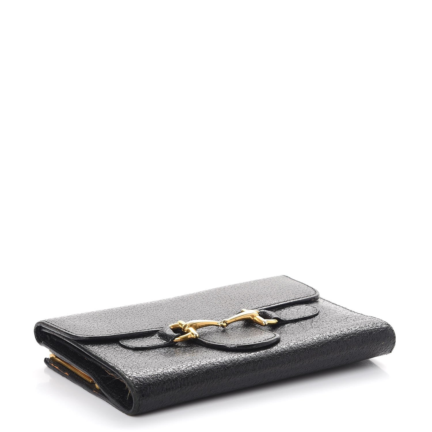 Gucci Calfskin Horsebit Wallet Black 4 of 19
