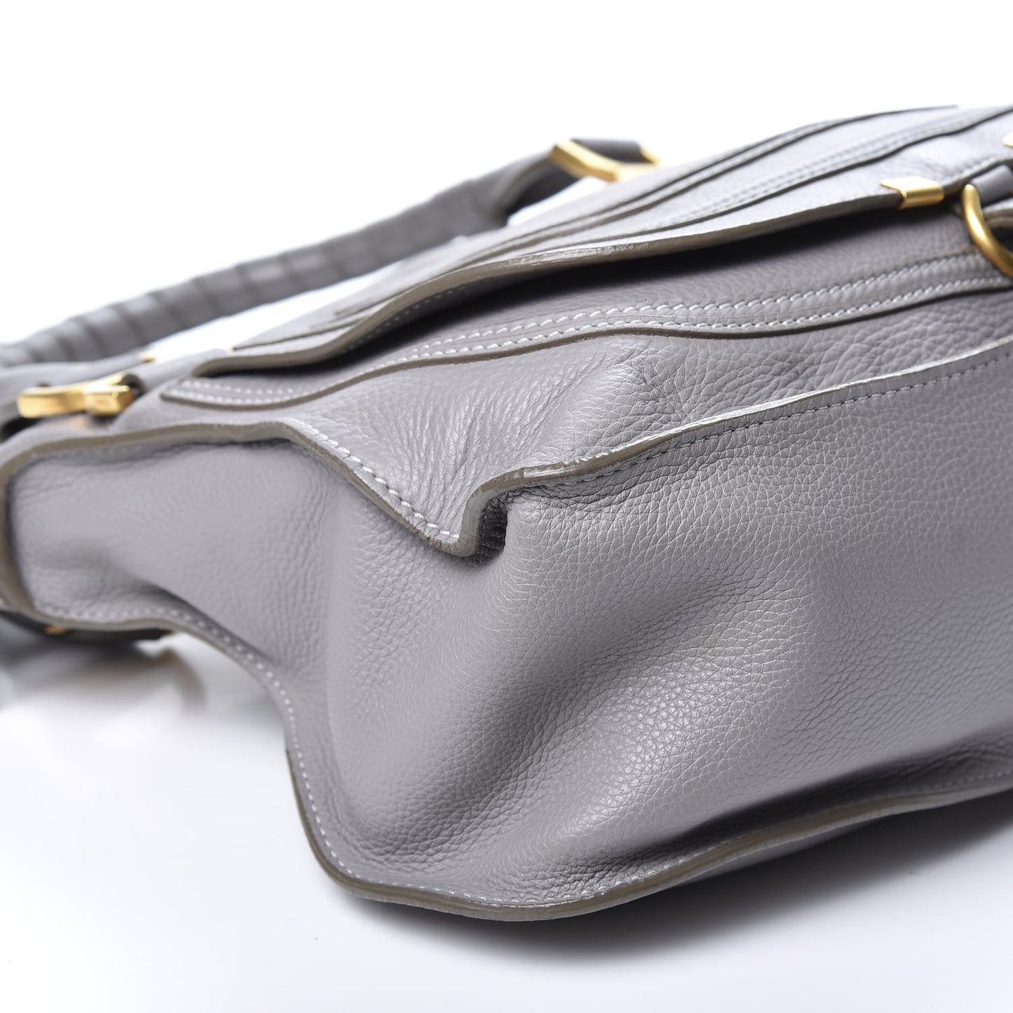 Calfskin Medium Marcie Satchel Cashmere Grey