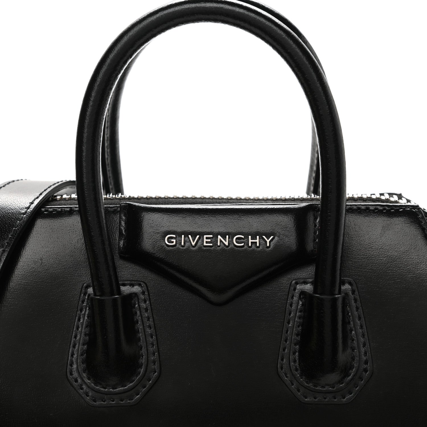 Givenchy Shiny Lord Calfskin Mini Antigona Black 8 of 10
