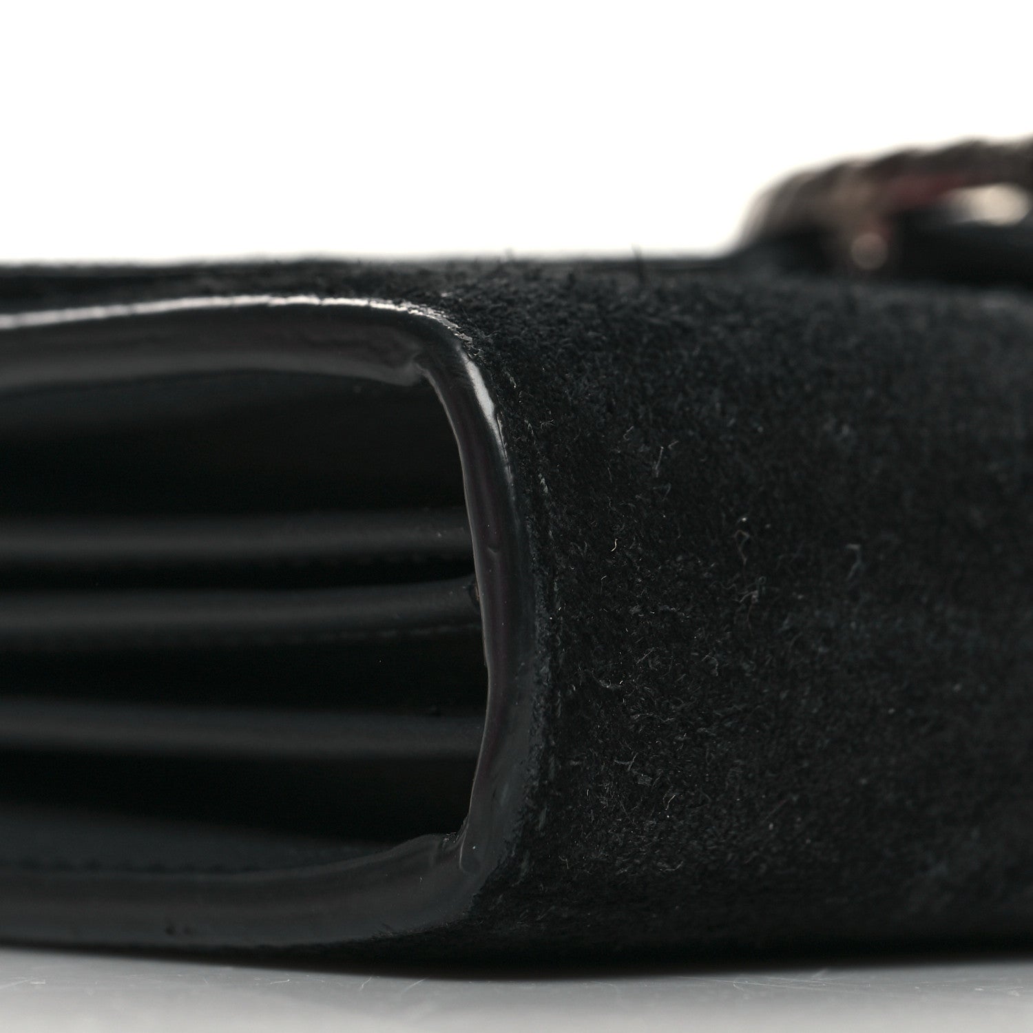 Gucci Suede Mini Dionysus Chain Wallet Black 11 of 12