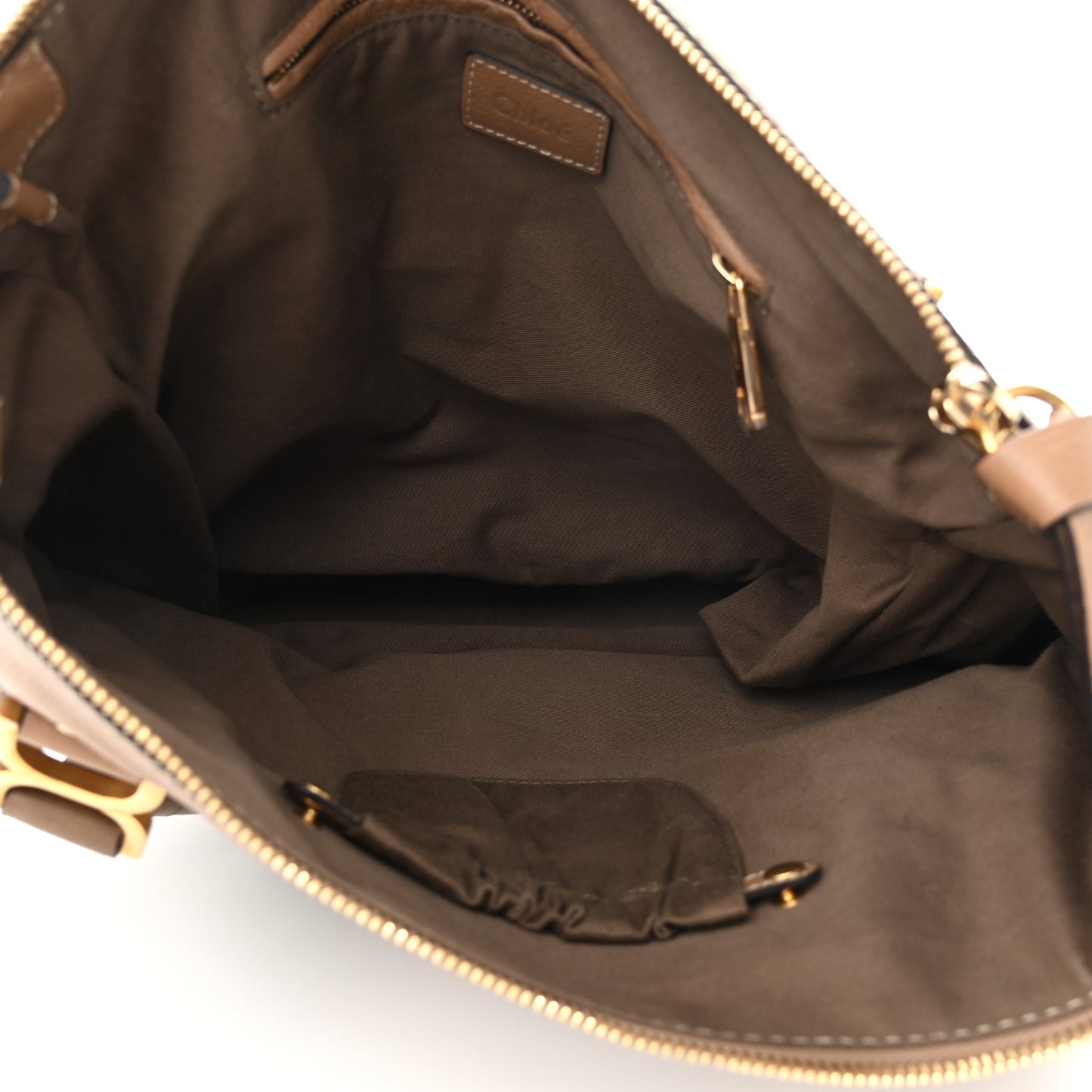 Calfskin Large Marcie Satchel Nut