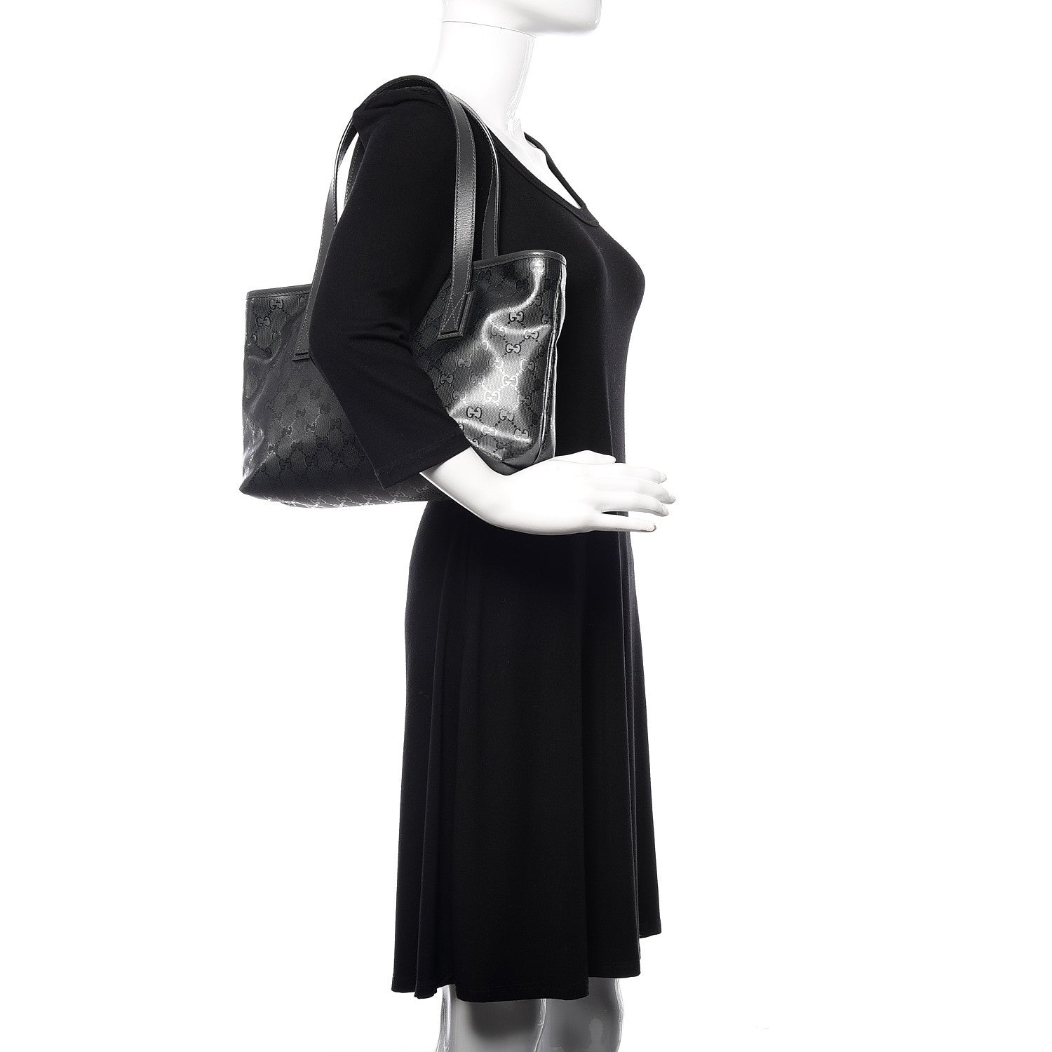 Gucci Imprime Monogram Small Joy Tote Black 2 of 9