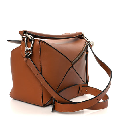Loewe Calfskin Medium Puzzle Bag Tan 3 of 11