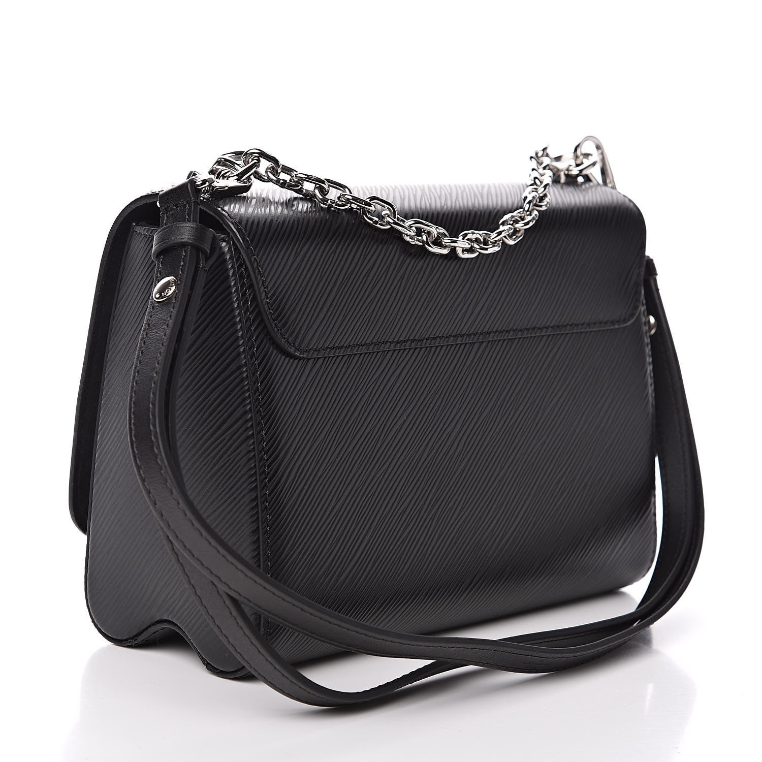 Louis Vuitton Epi Whipstitch Heart Twist Shoulder Bag MM Black 3 of 9