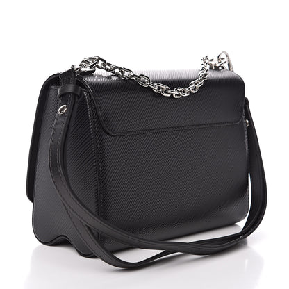 Louis Vuitton Epi Whipstitch Heart Twist Shoulder Bag MM Black 3 of 9