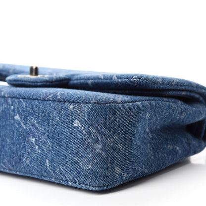 Chanel Denim Medium Double Flap Blue 7 of 11
