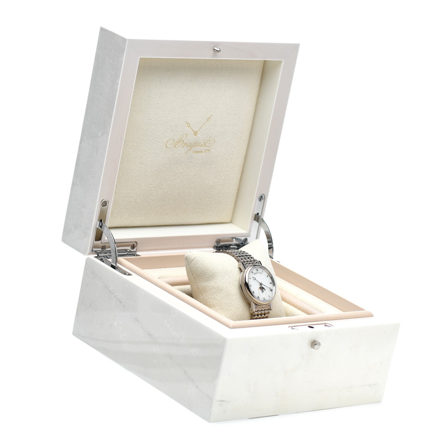 Breguet 18K White Gold 30mm Clasique Moonphase Automatic Watch 9087BB/52/BC0 5 of 5